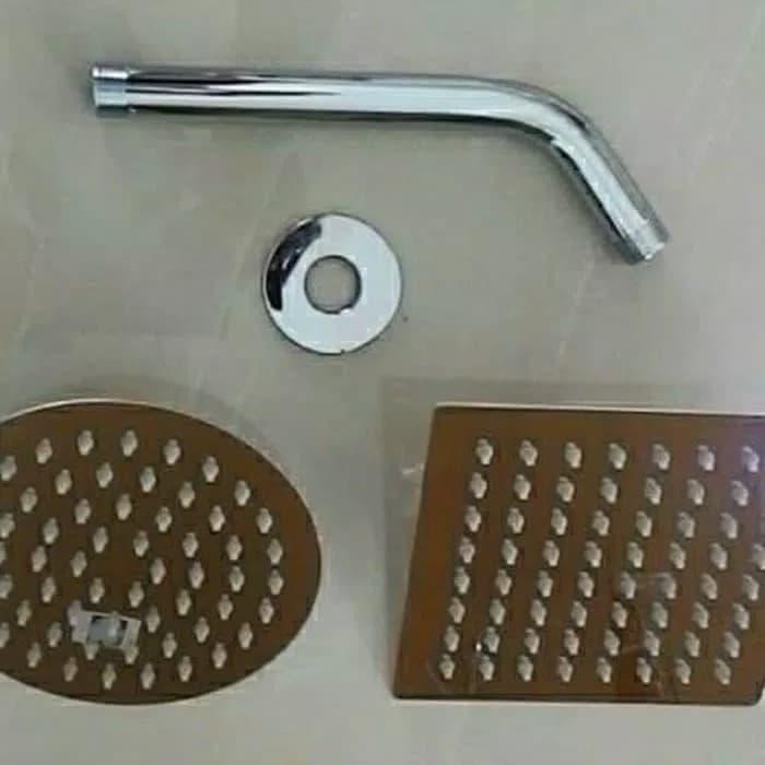 wall shower / shower kepala/ head shower / rain shower bulat kotak