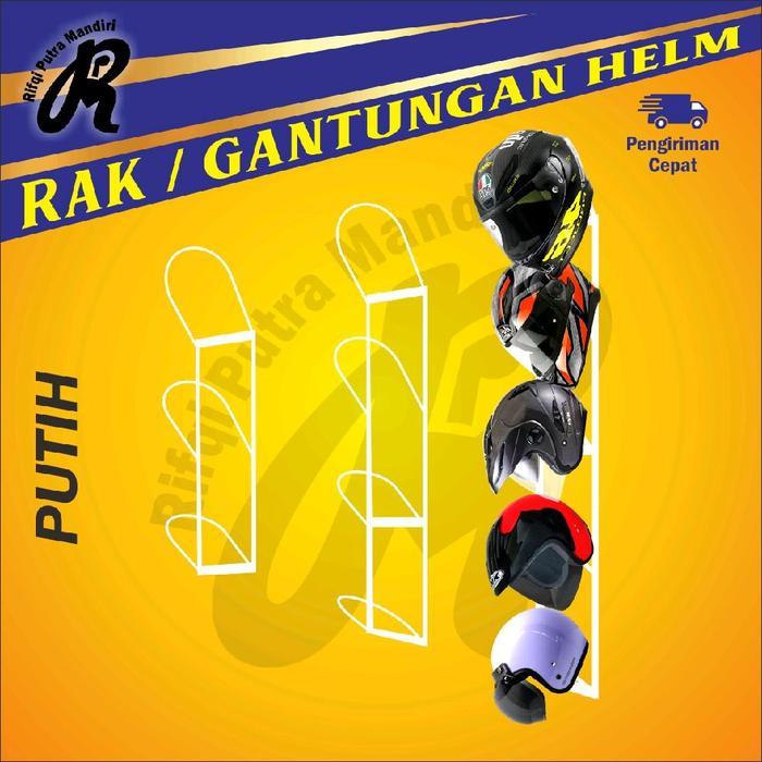 LIMITED EDITION RAK HELM RAK GANTUNGAN HELM DINDING PORTABLE TERMURAH