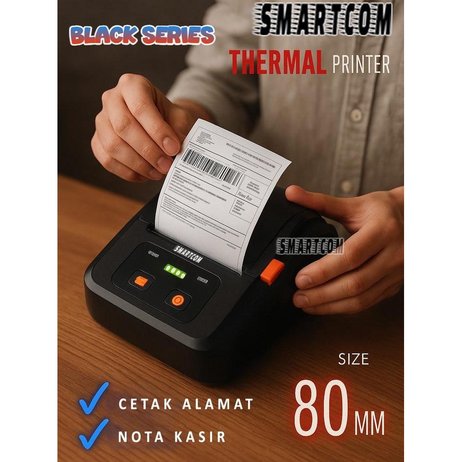 Printer LABEL Thermal Bluetooth 80mm Printer Resi SMARTCOM 80mm