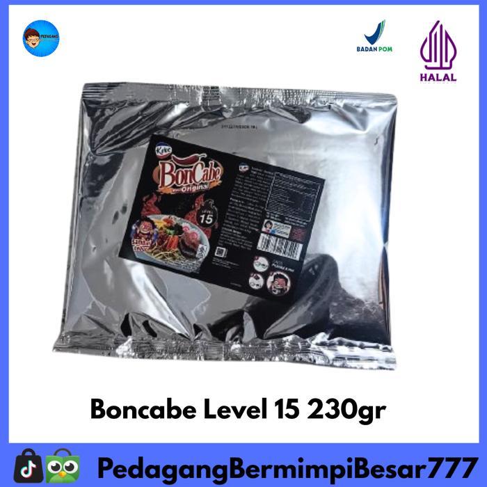 [PBB] Kobe Boncabe Level 15 230gr Bon Cabe Bubuk Pedas Level 15 Cabe Tabur Super Pedas Bon Cabe Asli