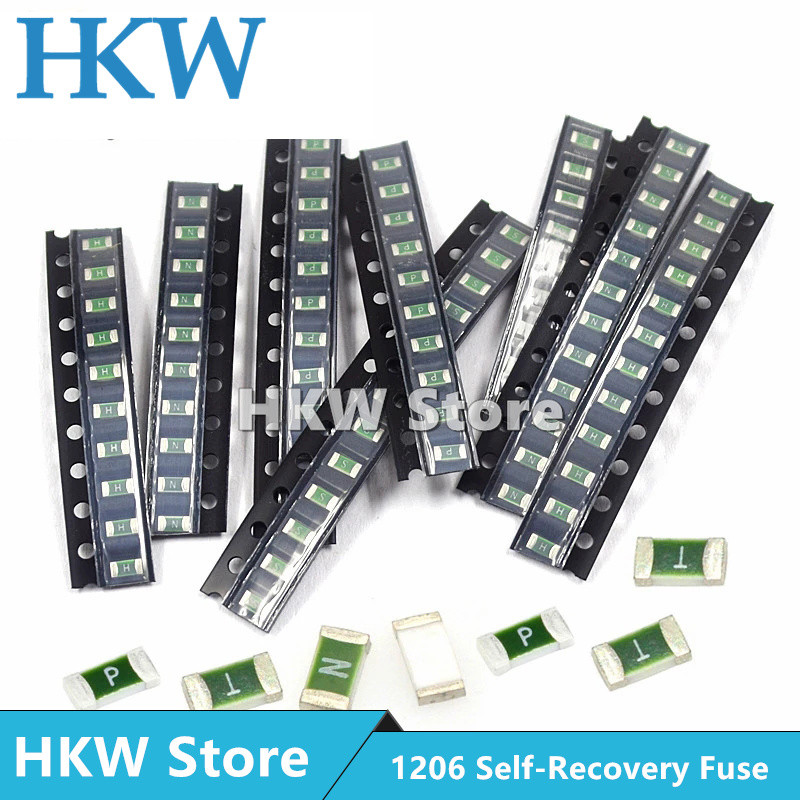 10pcs A One Time Positive Disconnect SMD Fuse 1206 3216 0.5A 0.75A 1A 1.5A 2A 2.5A 3A 4A 5A 6A 7A 8A