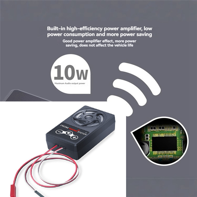 PROMO Car Engine Sound Simulator System Module with 58 Sounds for RC Car  Engine Sound Simulated Mod
