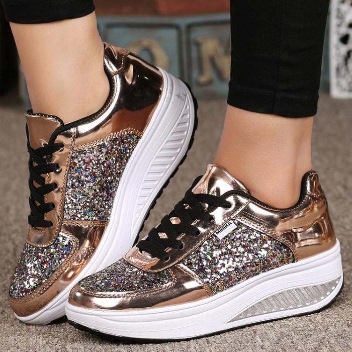 Eiger - Sepatu Kerja Wanita Sneaker Cewek Fashion Korea Original Dansa Flatshoes Cantik Kekinian
