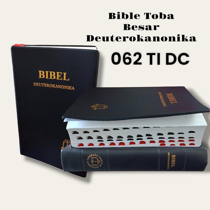 Bibel Bahasa Batak Toba Deuterokanonika Katolik DC Besar Alkitab