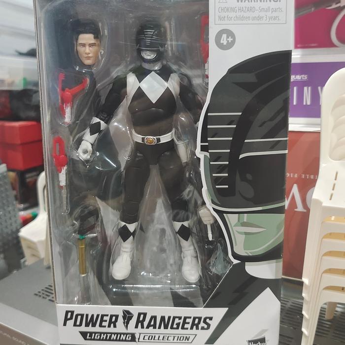 HOT SALE HASBRO LIGHTNING COLLECTION MMPR POWER RANG BLACK RANGER RANGER HITAM TERMURAH