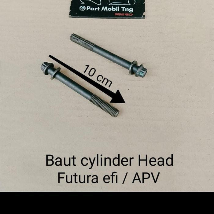 BAUT BOLD SILINDER CYLINDER HEAD SUZUKI FUTURA KARBU / EFI COPOTAN GARANSI OK.