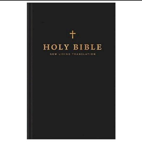 NLT Church Bible (Hardcover, Black)