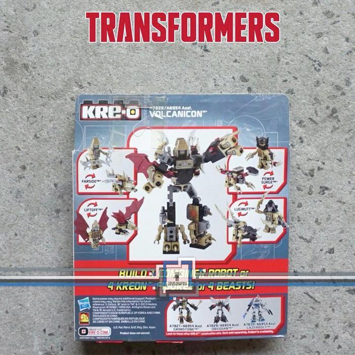 HOT SALE TRANSFORMERS KREO MICRO CHANGERS COMBINERS VOLCANICON TRANSFORM KRE-O TERMURAH
