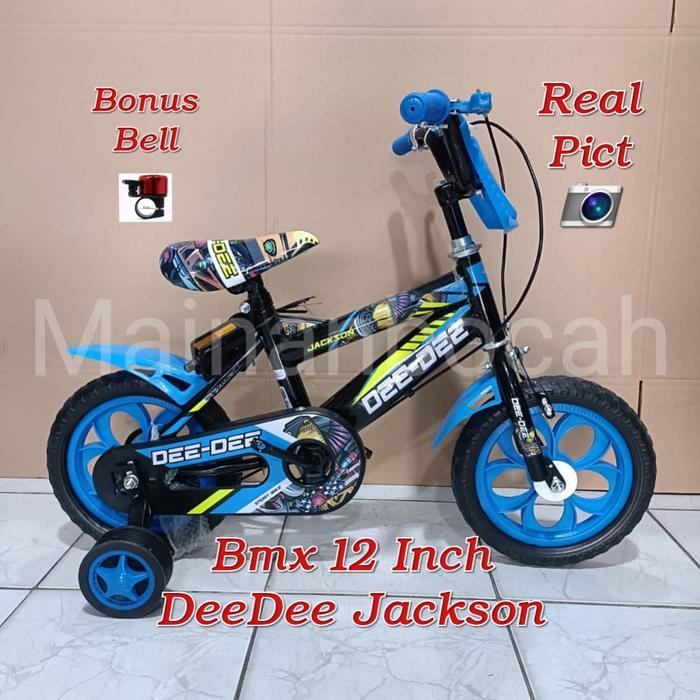 Sepeda Anak Laki Bmx 12 Dee-Dee Jackson Ban Mati Pasti Promo