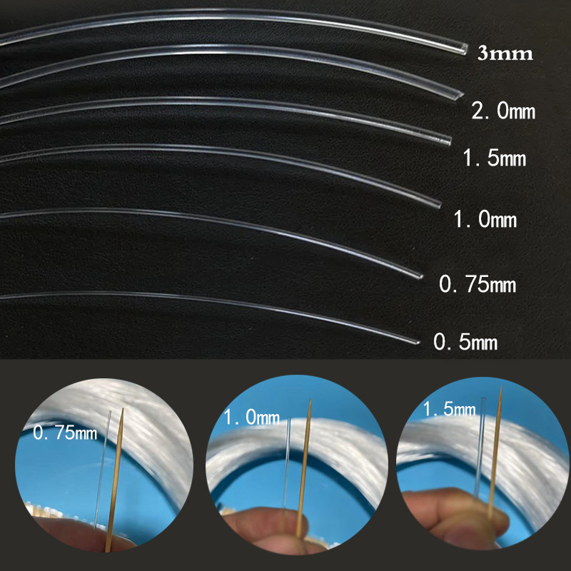 PMMA Plastic End-Glow Fiber Optic Light Cable DIY Starry Ceiling Full Sky Stars Material Accessories