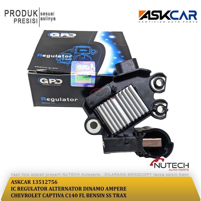 IC REGULATOR ALTERNATOR DINAMO AMPERE CHEVROLET CAPTIVA C140 FL BENSIN SS TRAX OK%