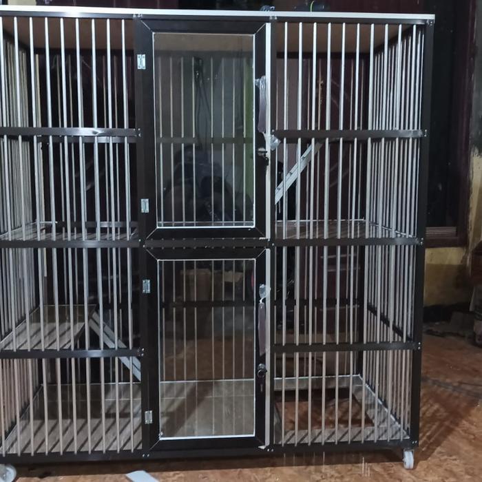 Sangkar kandang ternak koloni semi Aviary minimalis custom burung lovebird kenari murai kolibri kota