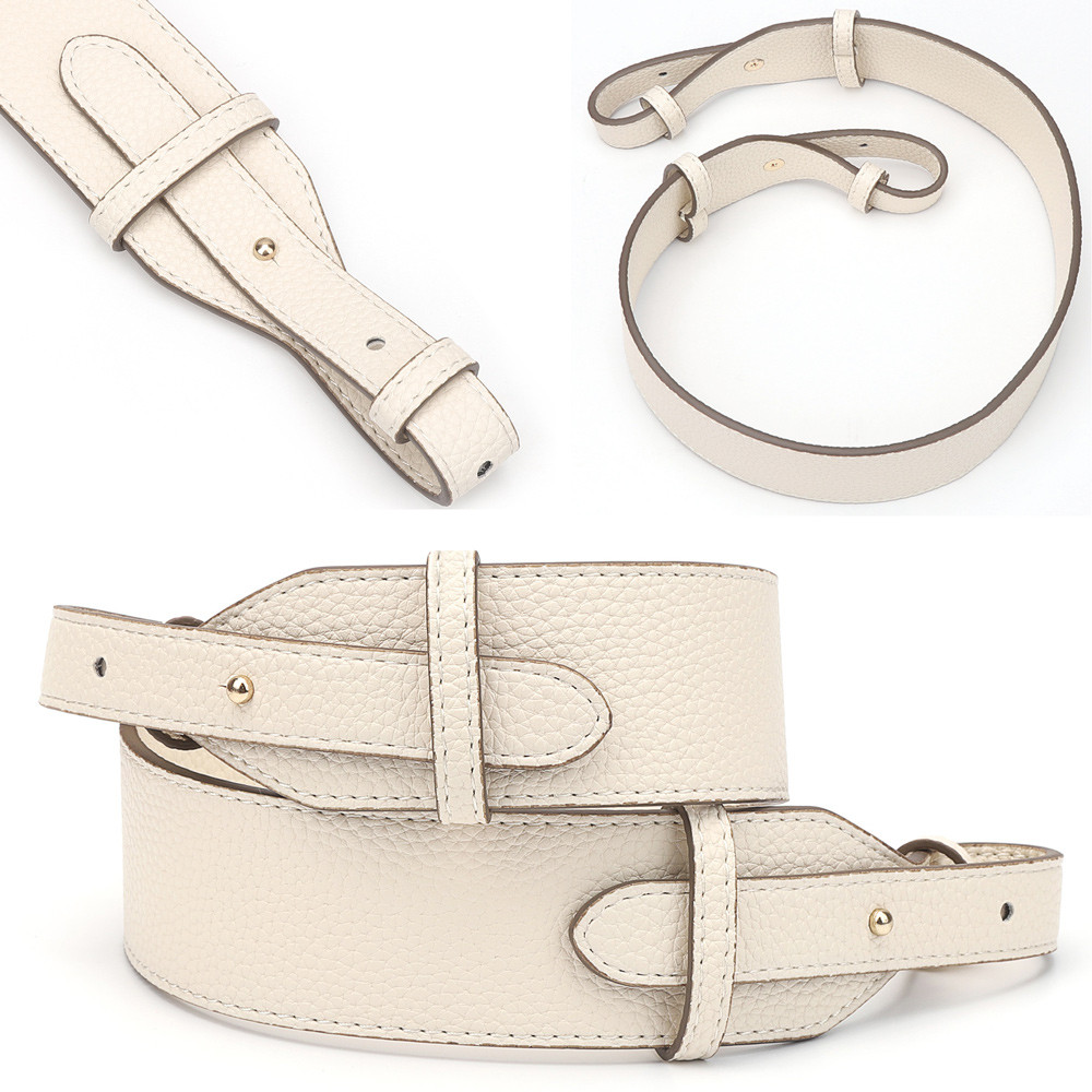 CRAZYSMITH Genuine Leather Shoulder Bag Strap for Hermes Picotin 22 Bag Soft Shoulder Straps