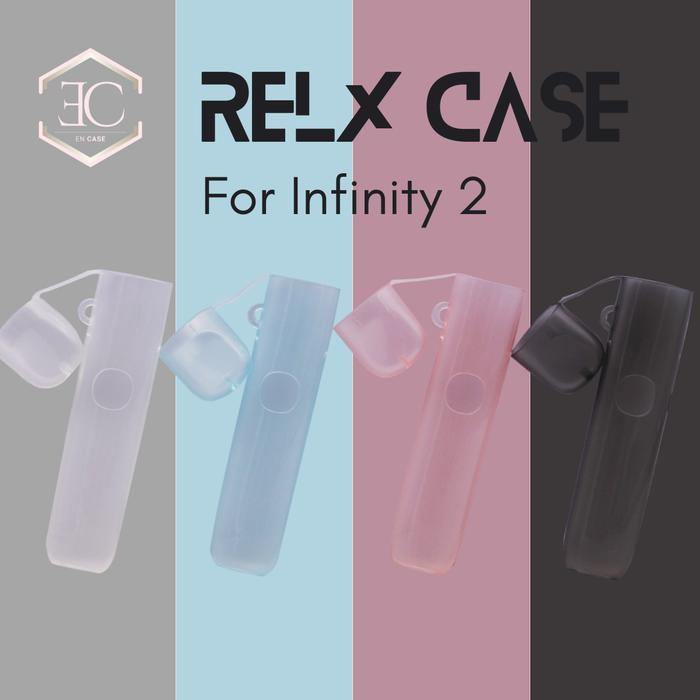 Case Relx Infinity 2 With Lanyard Model Semi Transparent Ready