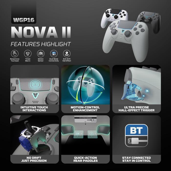 Ready Fantech Nova Ii Wgp16 / Wgp-16 Gamepad Wireless Hall Effect Analog & Trigger Wireless
