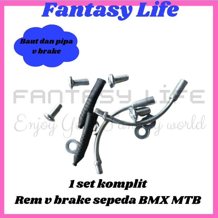 Diskon Fantasy Rem Set Sepeda Model V Brake Sepeda Anak Bmx Federal Original