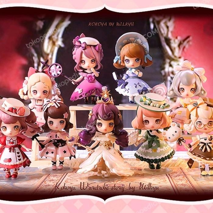 Blind Box Kokoya Wardrobe Story Figure Ornament (8 Kar + 1 Hidden)