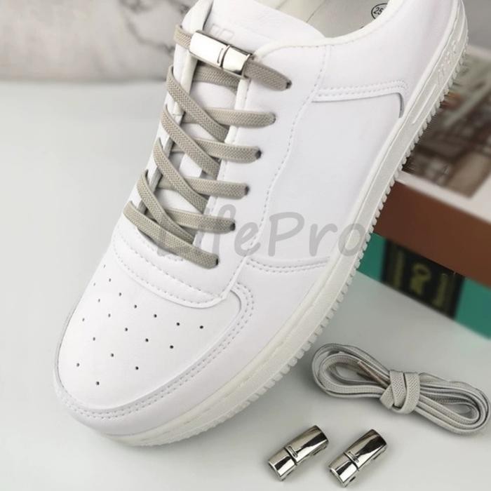 1 Set Tali Sepatu Magnet Simple Shoelace /Tali sepatu magnet elastis /Tali Sepatu Elastis Magnet