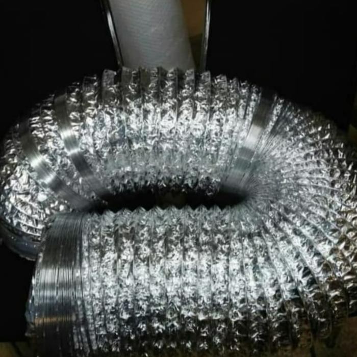 Fleksibel Cerobong 5 Inchi 1 Roll/Pipa Cerobong Asap 5" Murah