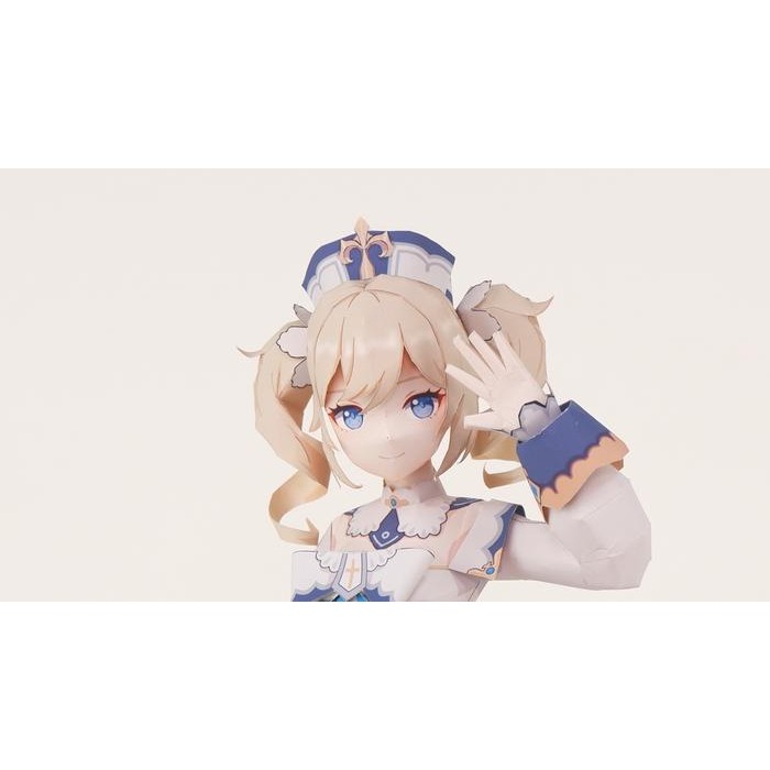 Genshin Impact Figure Papercraft - Babara