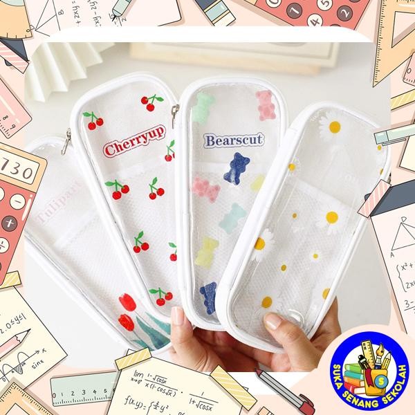 

Kotak Pensil Transparan Zipper Imut SK0062