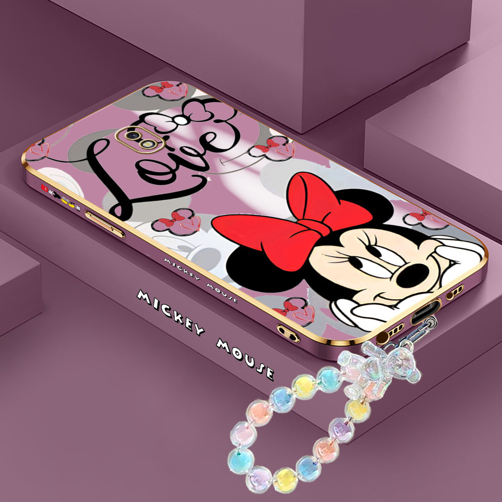 [Pengiriman Jakarta] Samsung Galaxy J7 Pro CORE 2017 J2 Prime Grand Prime Casing Ponsel LOVE Minnie 