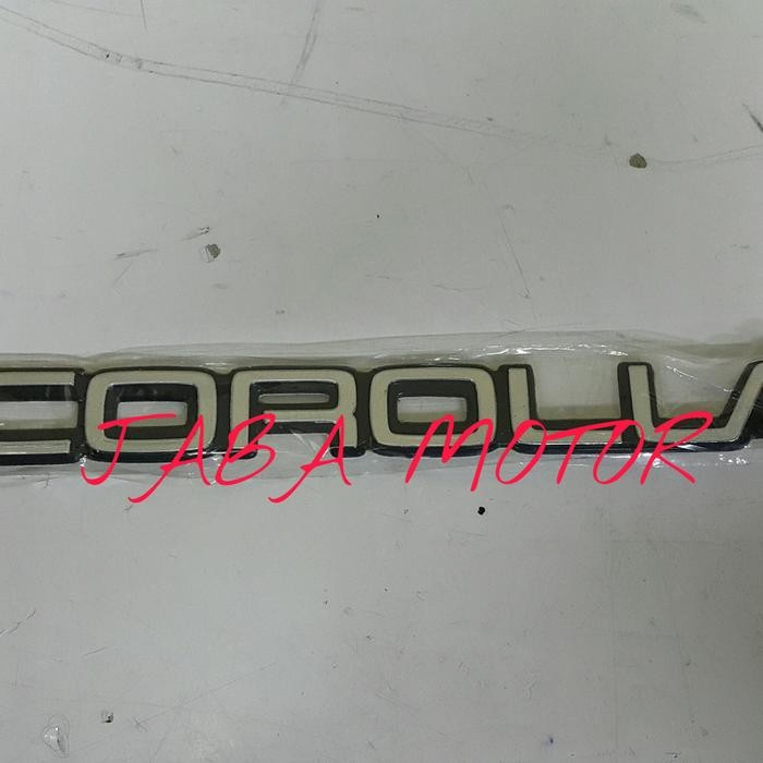 Jual Logo Corolla-Emblem Corolla Buat Corolla Twincam
