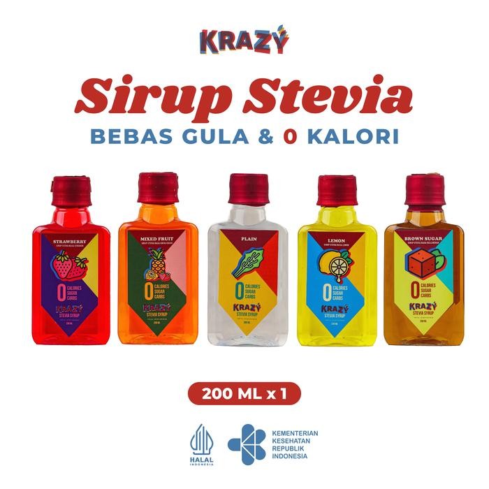 

Pilihan- Krazy Stevia Sirup 200 Ml Pemanis Stevia
