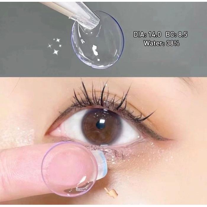 Pilihan- Softlens Eos Cecile Clear (-050 S/D -10.00)