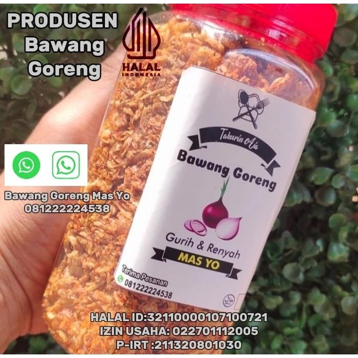 

Pilihan- Bawang Goreng Pedas Toples 200Gr