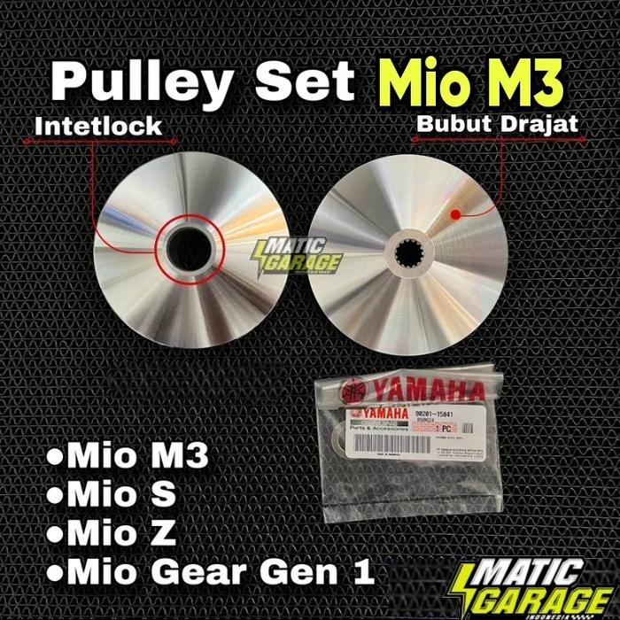 Rumah Roller Racing Mio - mio M3 Pulley bubut custom CVT upgrade Kirian MIO Racing