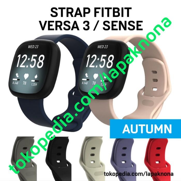 AUTUMN Strap Fitbit Versa 4 / 3 - Sense Watch Tali Jam Silicone
