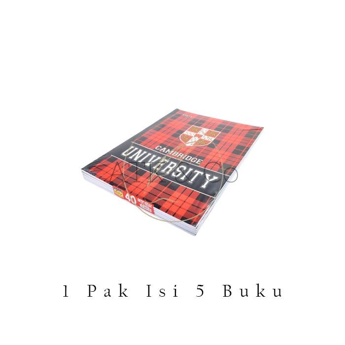 

[PACK] Buku Tulis Campus Kiky 40 Lembar 1 Pak Isi 5 Buku Kampus