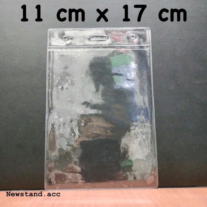 

PROMO Plastik Nametag, Plastik Mika, plastik Id card uk 11 cm x17 cm isi 100 pcs