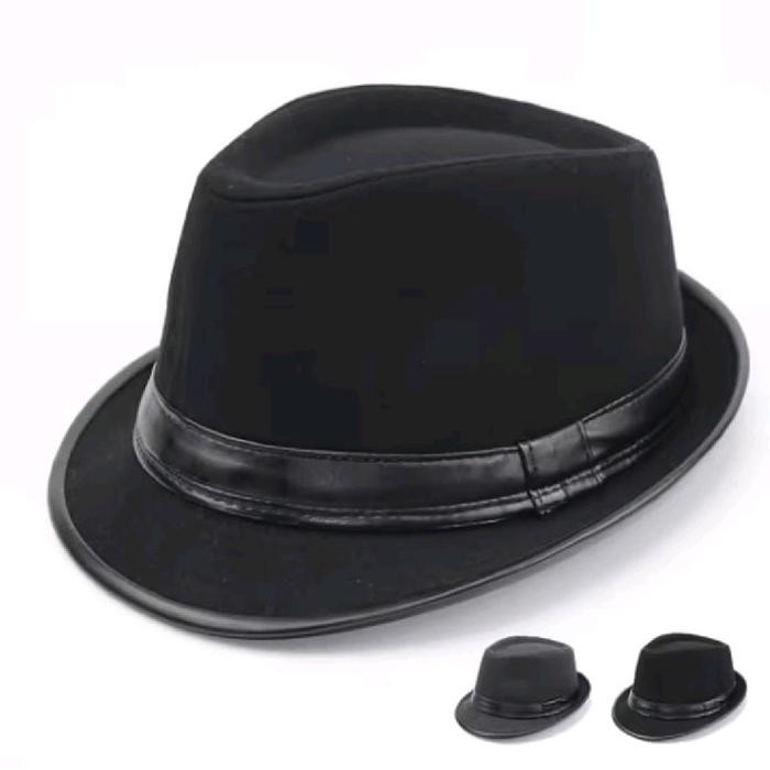 PREMIUM TOPI FEDORA 100% ASLI KULIT DOMBA / TOPI KEREN / TOPI KOBOY / TOPI TERLARIS PRIA WANITA BISA