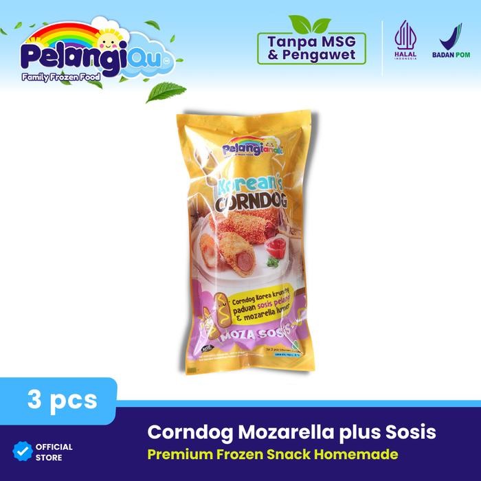 

Pilihan- Corndog Sosis Pelangi Mozarella Mulur 100% Halal Non Msg Non Pengawet