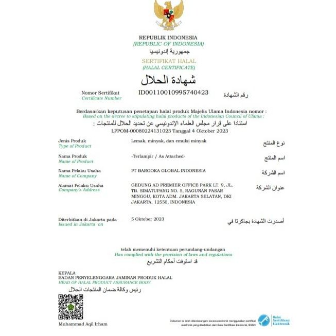 

Trivico Minyak VCO Virgin Coconut Oil 250ml - 100% Murni, Cold Pressed, USDA Organik