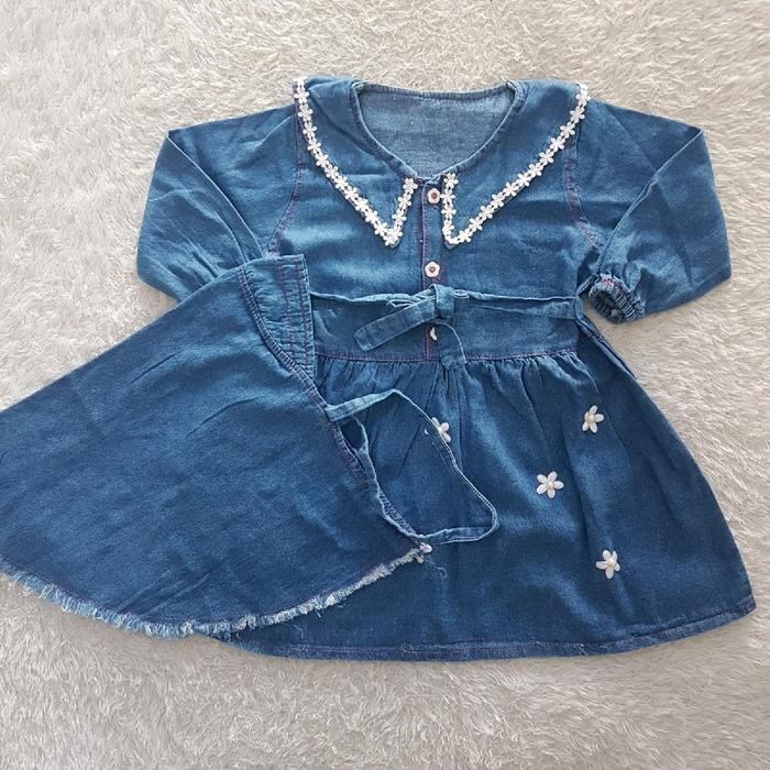 Gamis Anak Daisy Jeans set