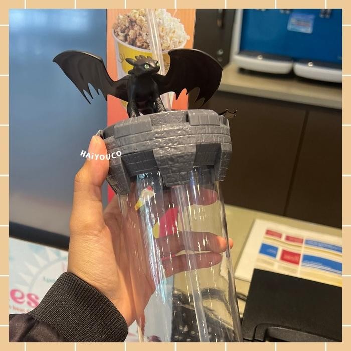 Merchandise Tumbler CGV Toothless Popcorn Bucket How To Train Your Dragon