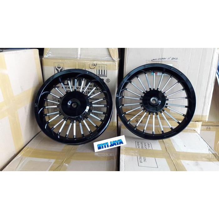 Velg Mio J Sni Type Andong Black Chrome Power