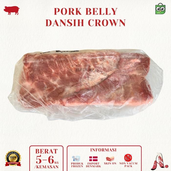 

Pilihan- Samcan / Pork Belly Skin On / Daging Babi Import Danish Crown - Frozen