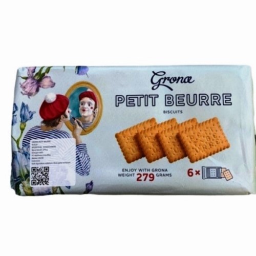 

S15450 GRONA PETIT BEURRE BISCUIT 279GR MAJU BERSAMA (20250914)