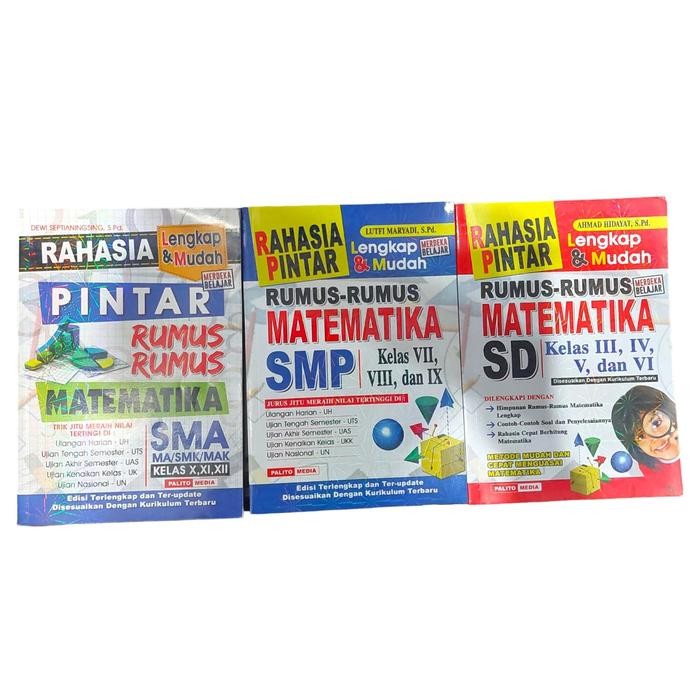

Buku Rahasia Pintar Rumus Matematika Untuk SD SMP Edisi Terlengkap