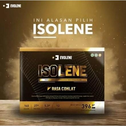 EVOLENE ISOLENE WHEY ISOLATE/ISOLENE WHEY ISOLATE EVOLENE 100% BPOM