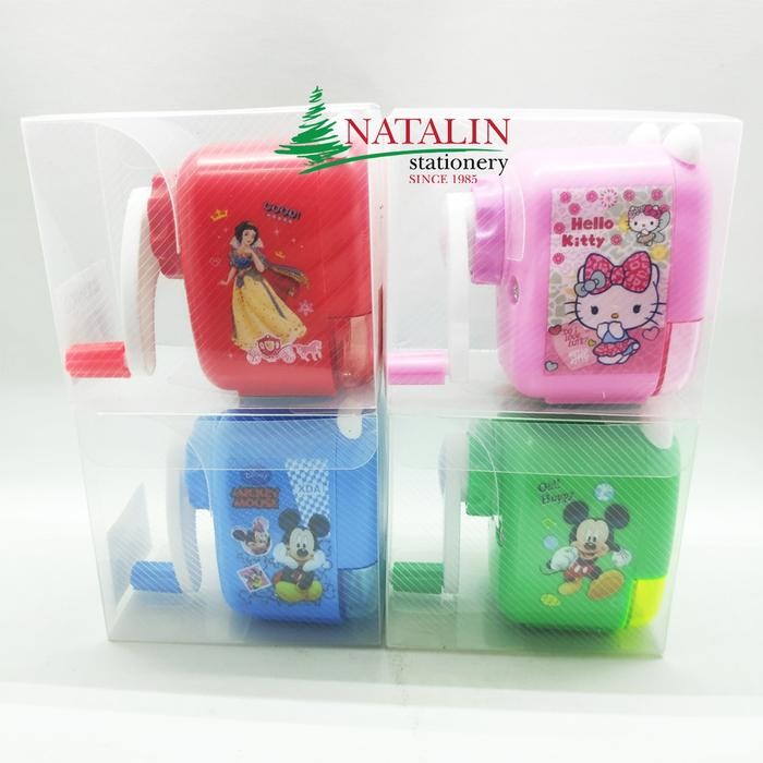 

OJ Rautan Pensil Meja Putar LINKO LK-18 Karakter Fancy Mickey Kitty Snow