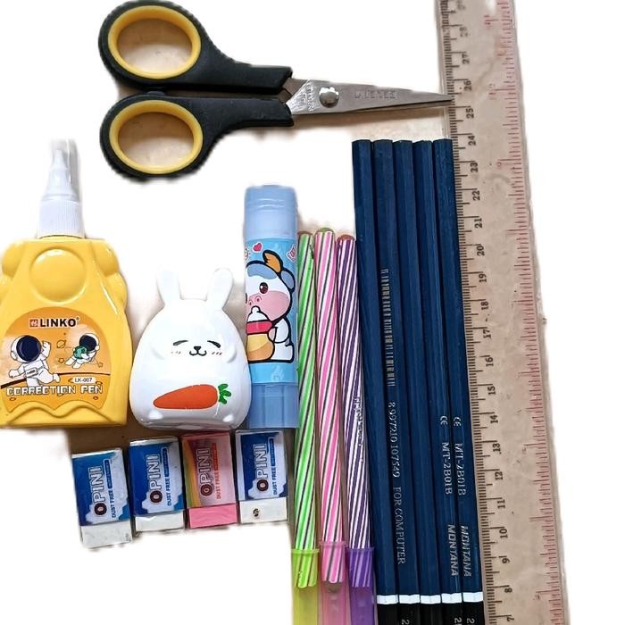 

OJ paket lengkap alat tulis set Stationery