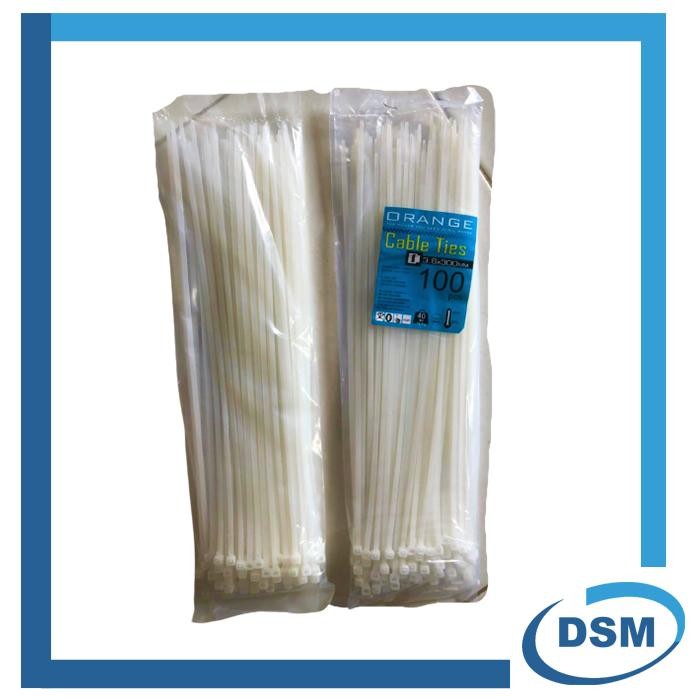 

OJ KABEL TIES 3.6 x 300 MM PUTIH - PENGIKAT KABEL TIS - CABLE TIE 100 PCS