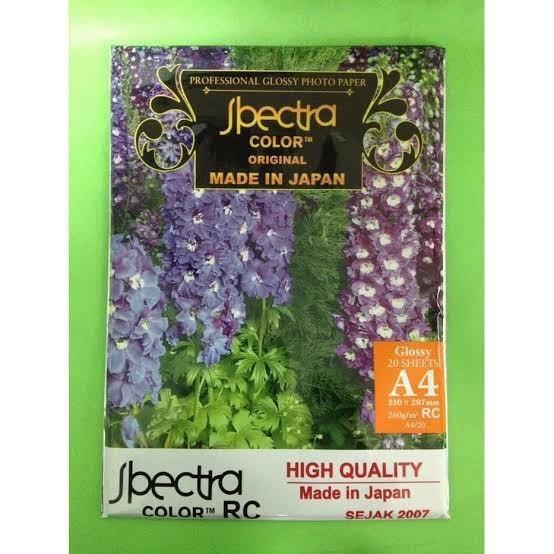 

SPECTRA GLOSSY PHOTO PAPER A4 260 GSM