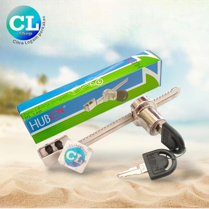 kunci etalase kaca lemari kaca geser gembok HUBEN lemari rokok pajang