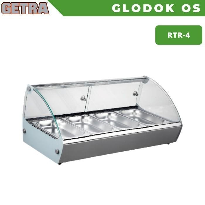 SHOWCASE WARMER GETRA RTR-4 ETALASE PENGHANGAT MAKANAN FOOD WARMER